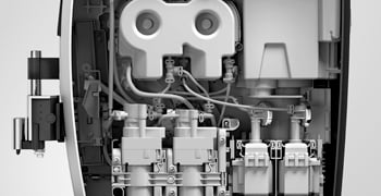 Machine &agrave; caf&eacute; Jura GIGA : Double broyeur &agrave; r&eacute;glage &eacute;lectronique & Double thermo-bloc