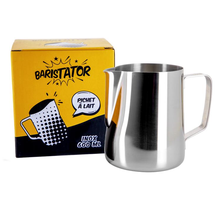 Baristator caraffa latte in acciaio inox 600 ml
