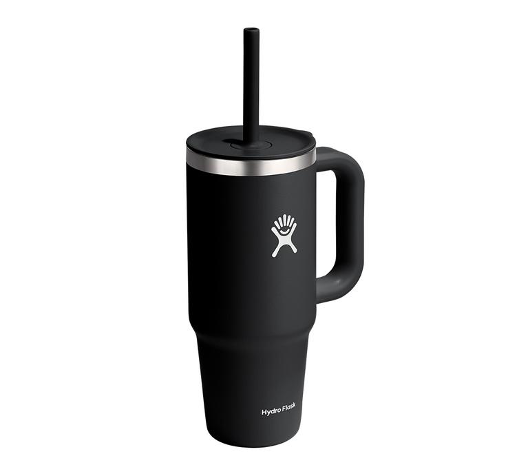 mug avec paille integree hydro flask noir