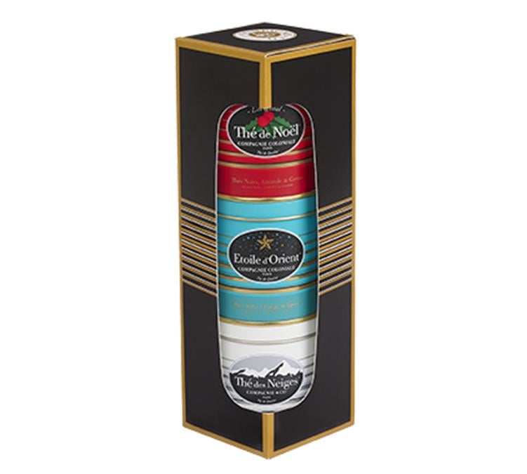 Coffret Th&eacute; - No&euml;l, Neiges, Orient - COMPAGNIE & CO