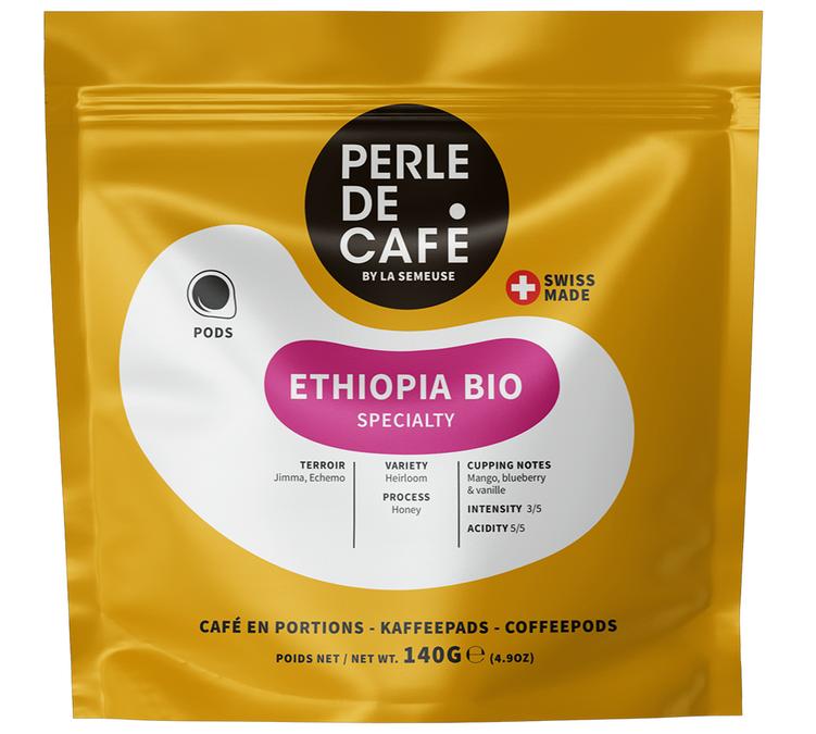 dosettes ese ethiopia bio perle de cafe