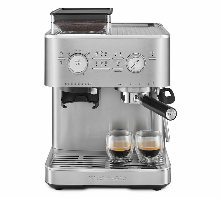 macchina caffe espresso kitchenaid semi auto inox