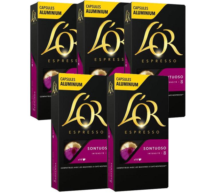 capsules compatibles nespresso sontuoso 50