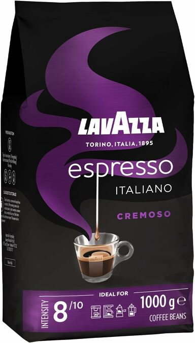Lavazza espresso cremoso coffee beans 1kg