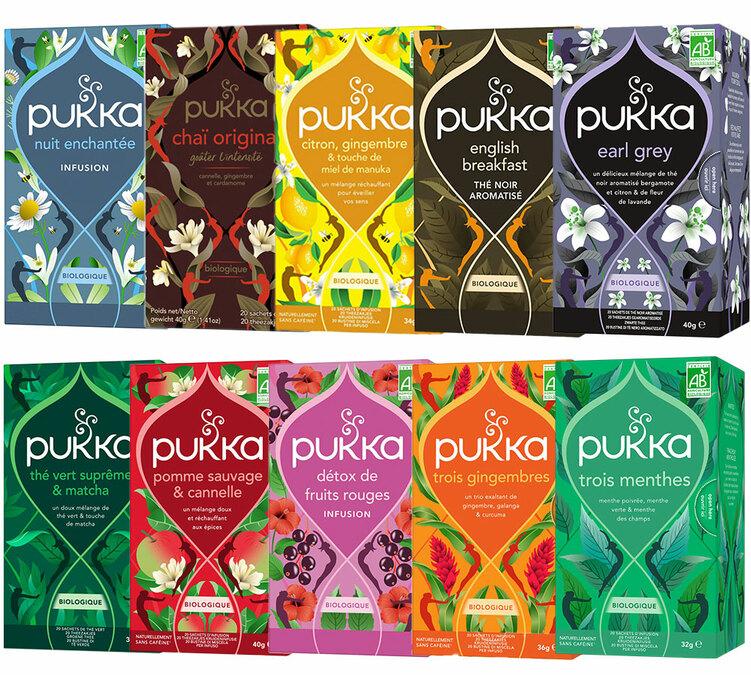 pack decouverte the infusion bio pukka