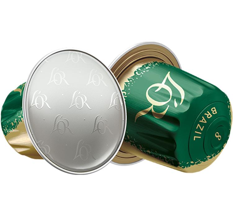 LOR Brazil aluminium capsules Nespresso Original compatible