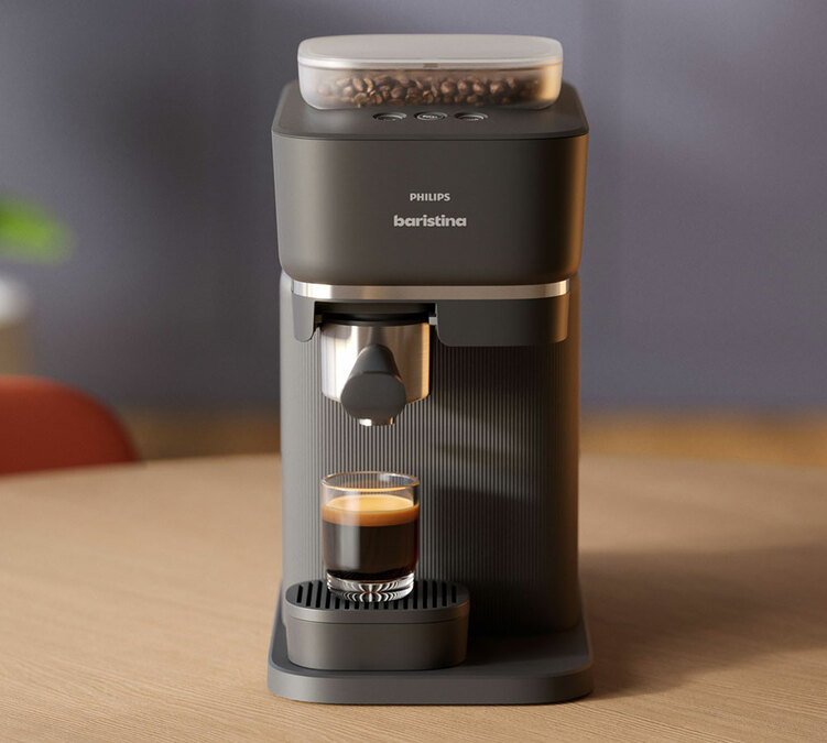 Philips Baristina nera con macinacaff&egrave;