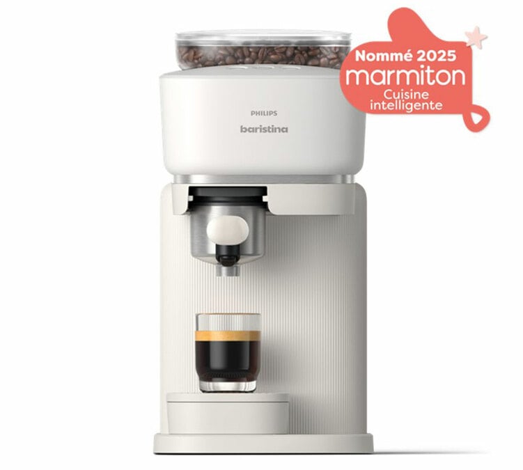 Machine expresso broyeur PHILIPS Baristina BAR300/00 blanche