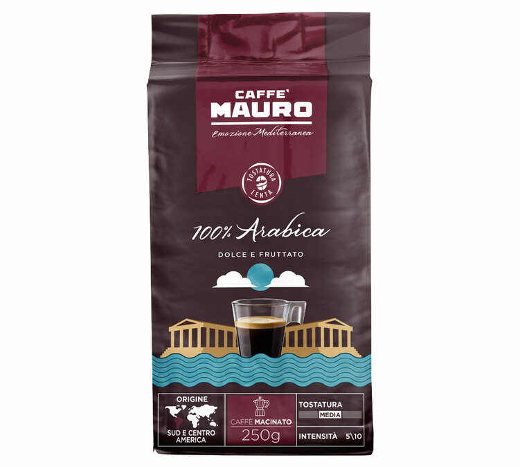 ground coffee caffe mauro arabica 250g