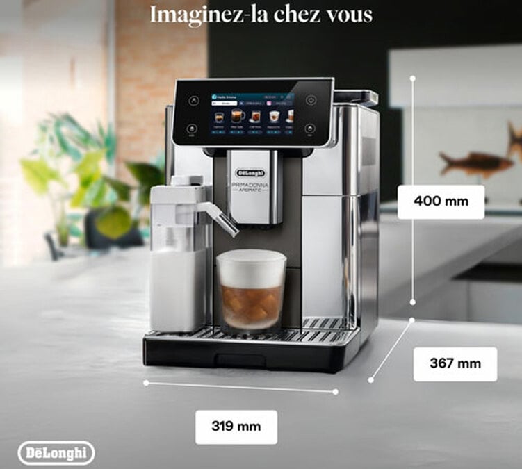 dimensions delonghi aromatic 630 75