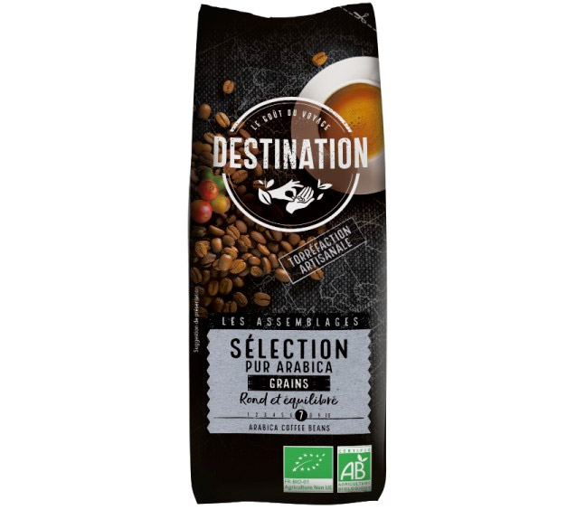 cafe grains arabica bio