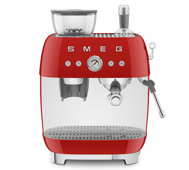 macchina per caffe espresso smeg egf03rdeu rossa