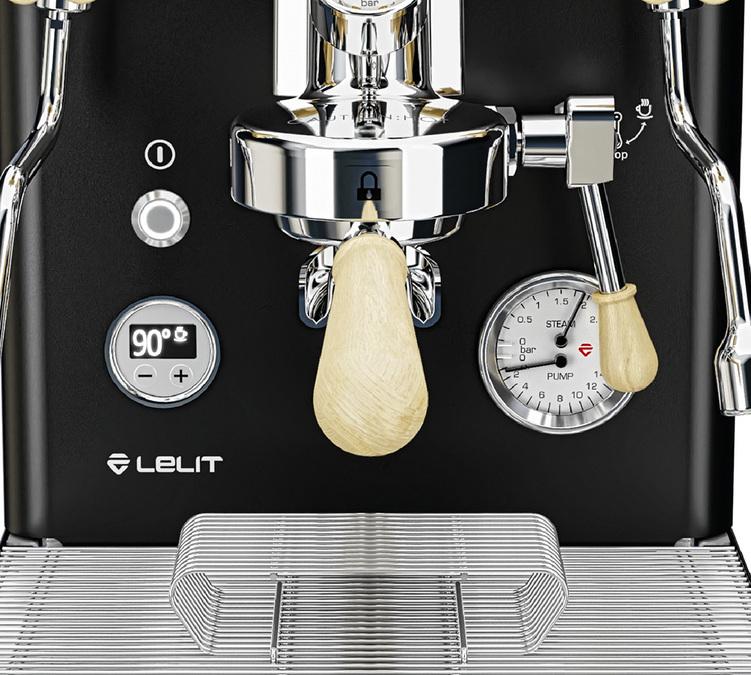 LELIT PL162T-EUCB Bianca macchina caffe con percolatore nera