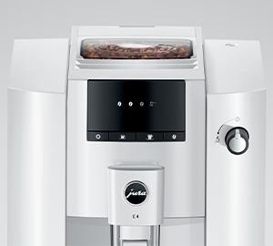 Expresso broyeur Jura E4 Pianowhite interface