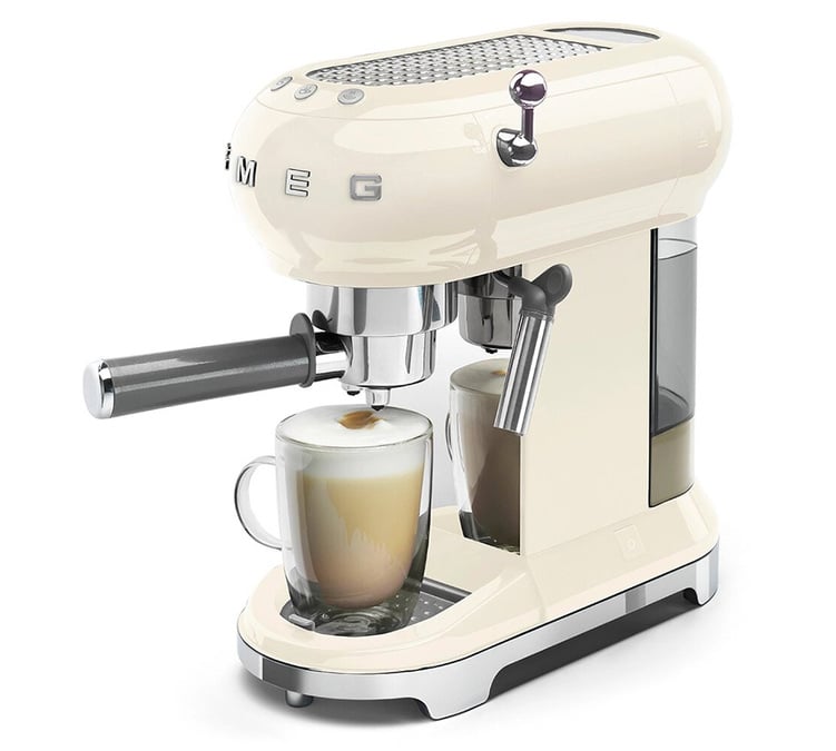 macchina da caffe manuale smeg ecf01creu cremare