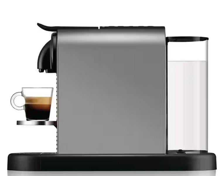 Machine &agrave; capsules CitiZ Titanium EN220.T DELONGHI profil