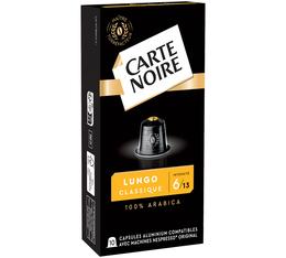 espresso lungo carte noire cent capsules nespresso