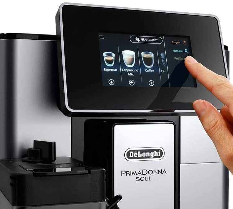 Macchina caffe con macinacaffe Delonghi Primadonna Soul 610.55.Sb DeLonghi Primadonna Soul ECAM 610.55.SB