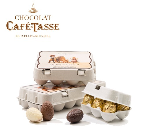 chocolate eggs cafe tasse
