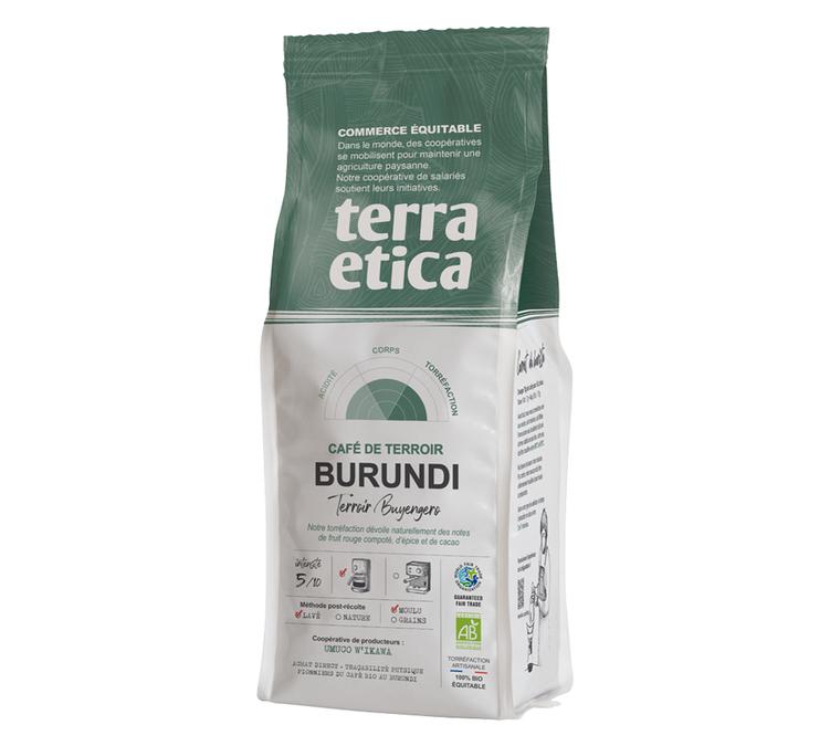 cafe moulu bio terra etica burundi 250g
