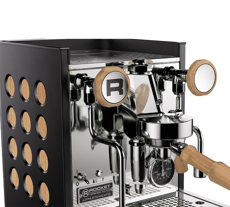 ROCKET ESPRESSO machine &agrave; caf&eacute; expresso Appartamento TCA noire et bois