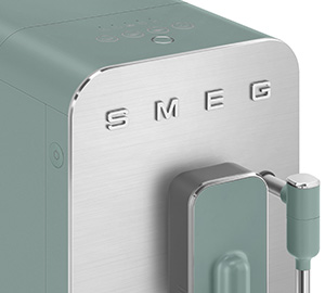 comandi smeg bcc02egmeu verde con lancia vapore