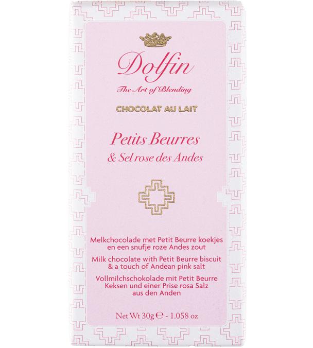 tablette chocolat sel rose et petits beurres dolfin