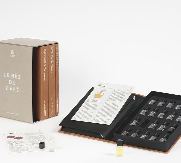 Coffret Le Nez du Caf&eacute; - 60 ar&ocirc;mes - EDITIONS JEAN LENOIR