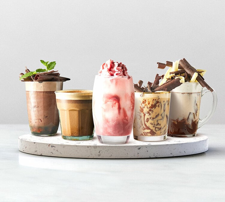 Van houten ground chocolate flakes