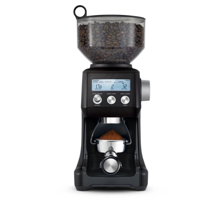 Moulin &agrave; caf&eacute; SAGE The Smart Grinder Pro inox noir
