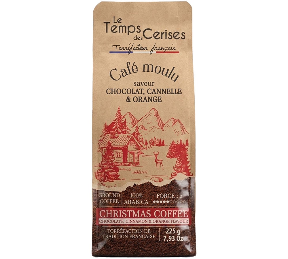 Caf&eacute; moulu Le Temps des Cerises pour les f&ecirc;tes de noel