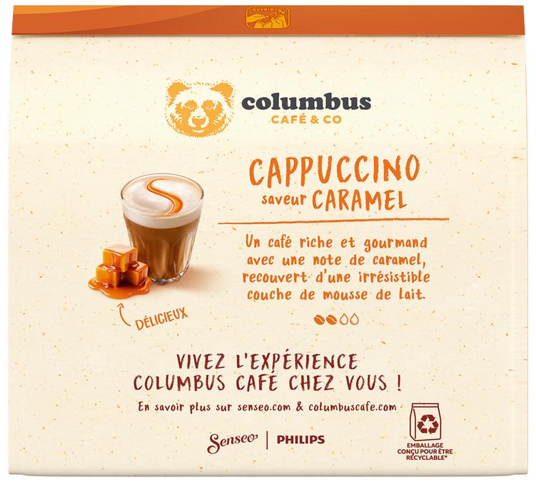 Senseo Columbus Cappuccino Caramel pods &ndash; 8 pack