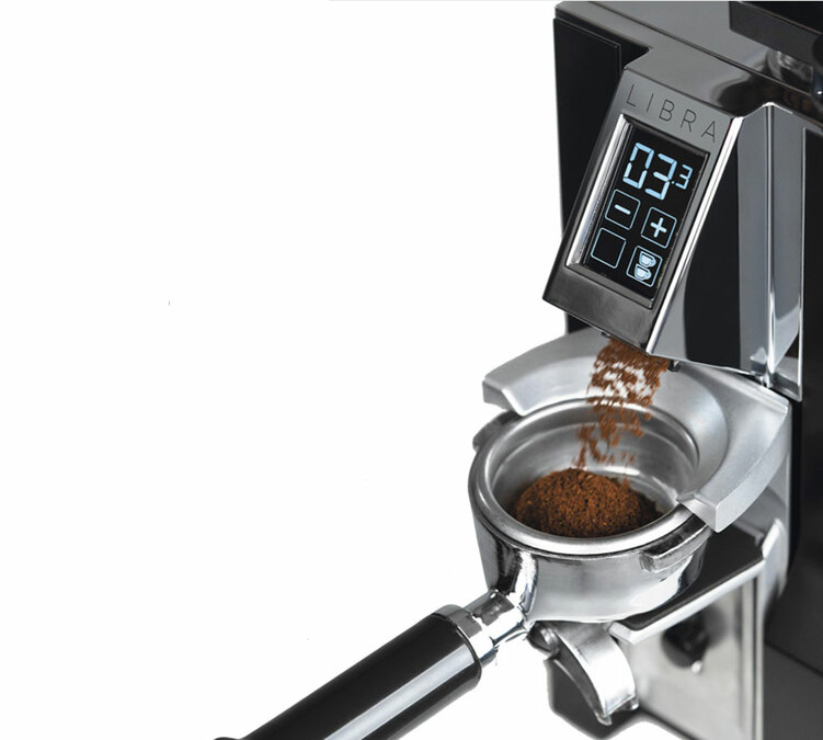 eureka mignon Libra macinacaffe espresso bianco
