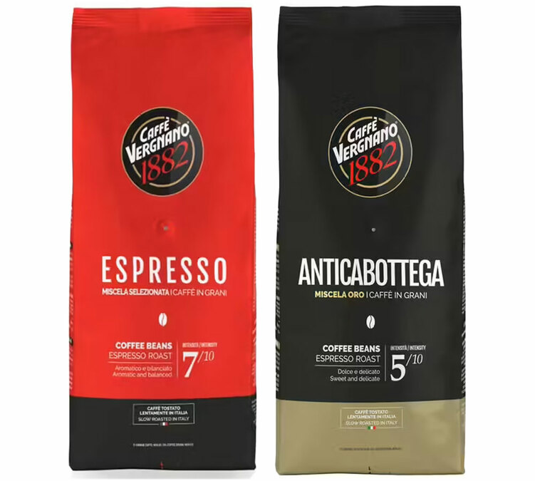 caffe vergnano coffee beans 2kg