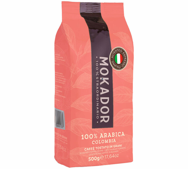 cafe en grains mokador castellari colombia 100 arabica 500g