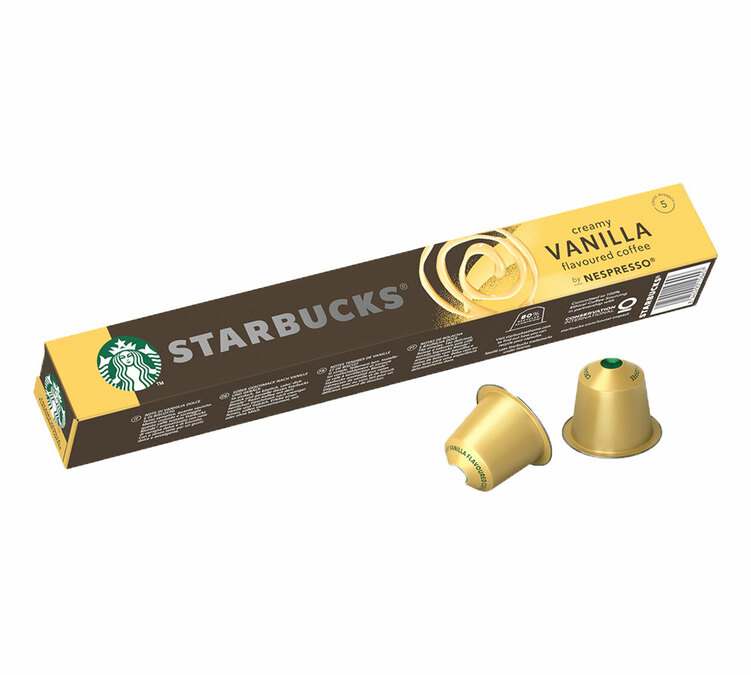 10 Nespresso&reg; Compatible Pods - Vanilla - Starbucks