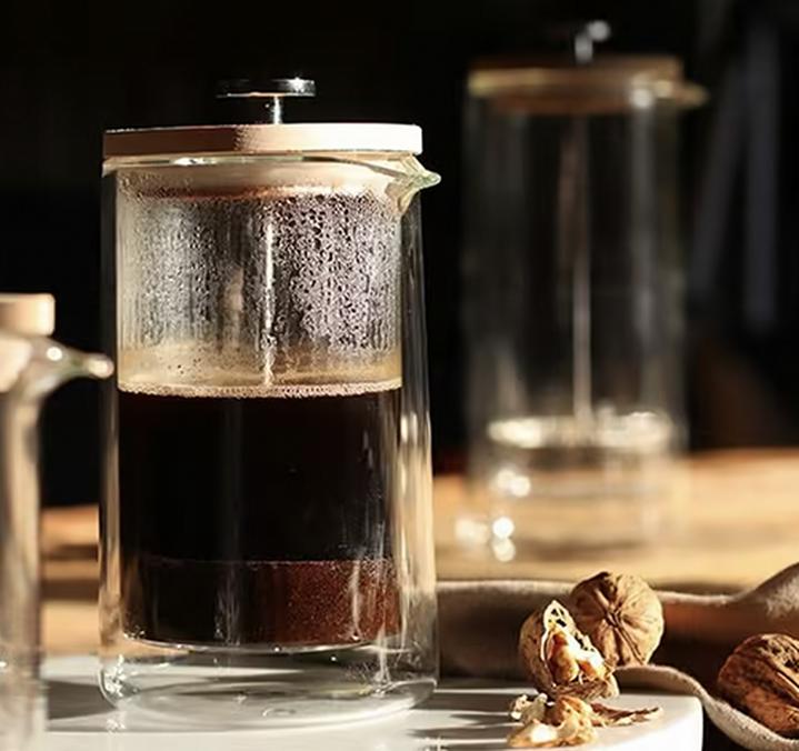 cafe dans cafetiere a piston octave