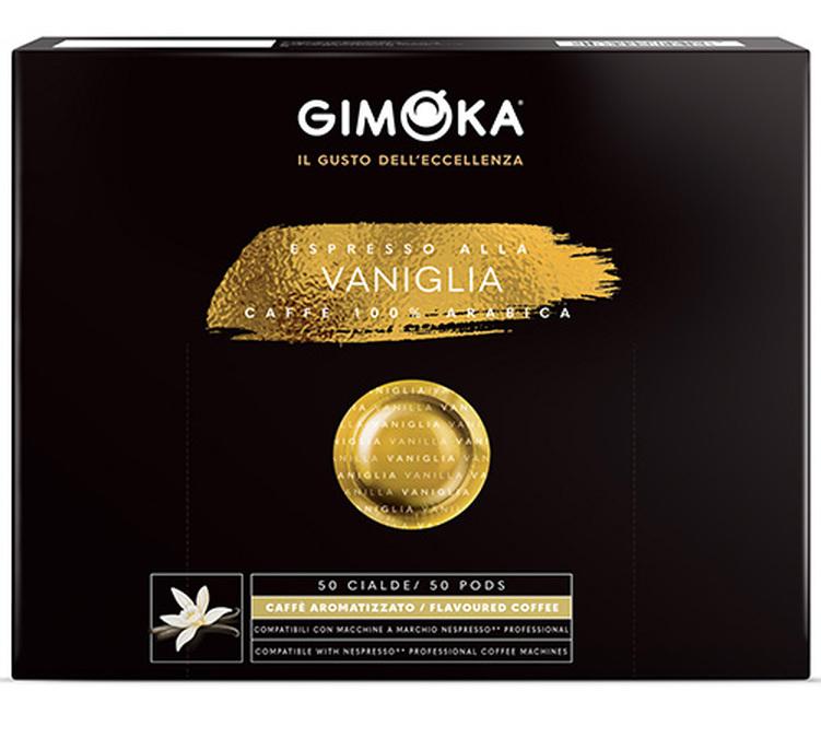 capsules gimoka compatibles nespresso pro vanille