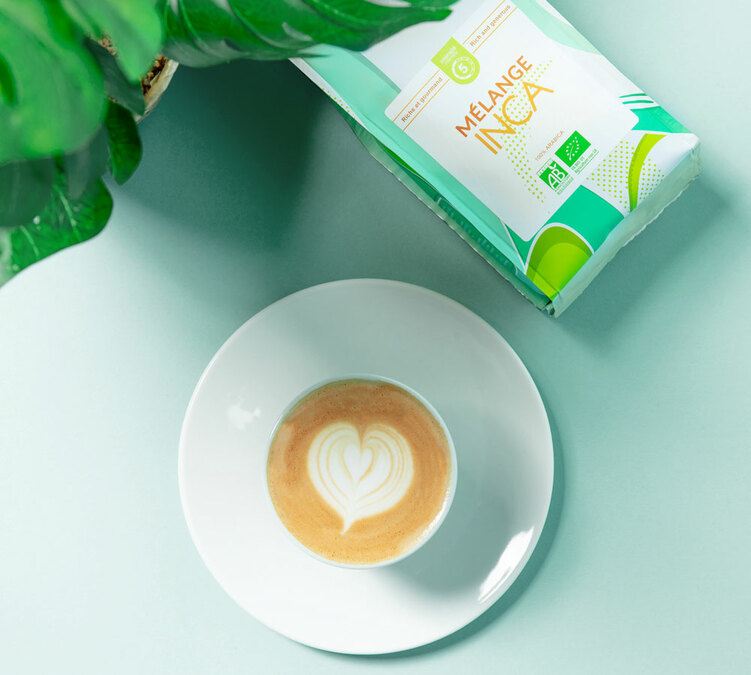 cafe en grain green lion coffee le melange inca bio 250g
