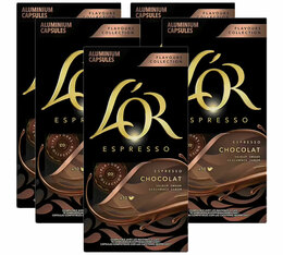 capsule per nespresso l'or espresso cioccolato x 50