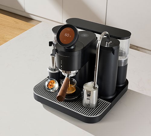 machine expresso avec broyeur semi pro - meraki