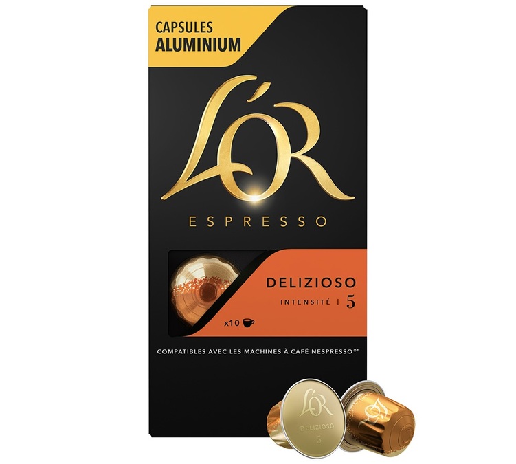 capsule compatible nespresso lor espresso delizioso x50
