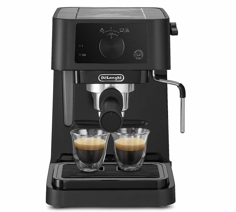 macchina per caff&egrave; espresso DeLonghi Stilosa EC235.BK nera con Percolatore