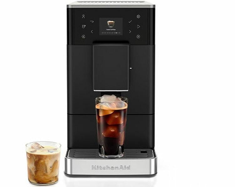 KitchenAid KF3 5KES8453EBM Matte Black double boissons lactees