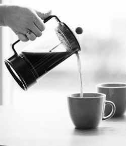 cafeti&egrave;re piston caffettiera