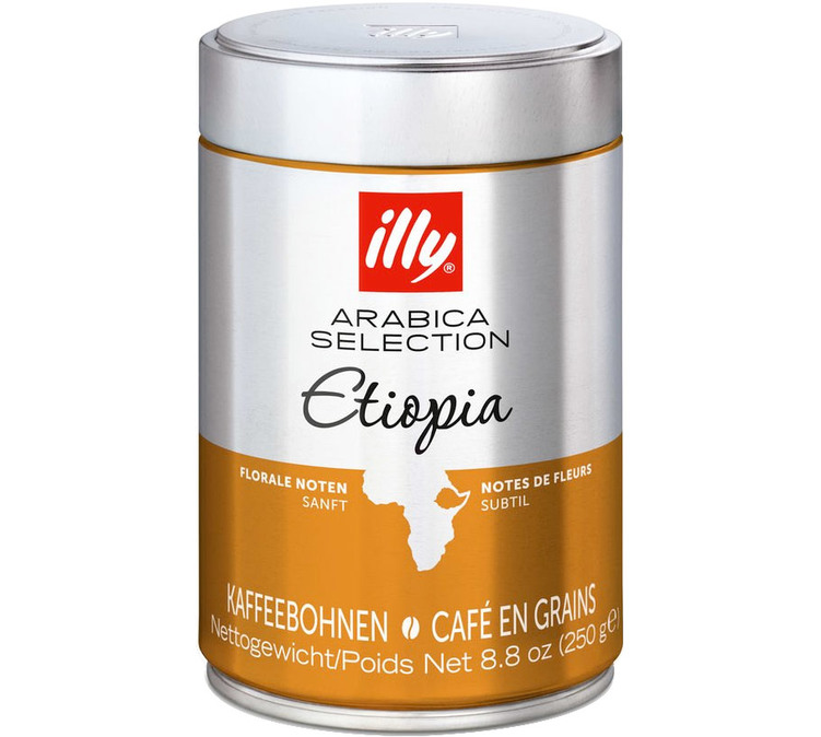 cafe en grain illy arabica selection ethiopie 250g