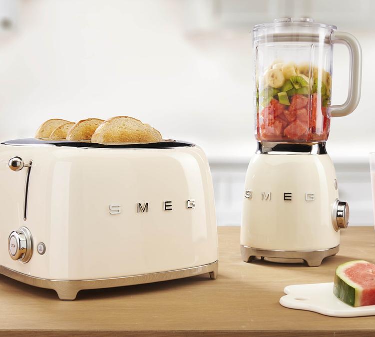 grille pain smeg creme