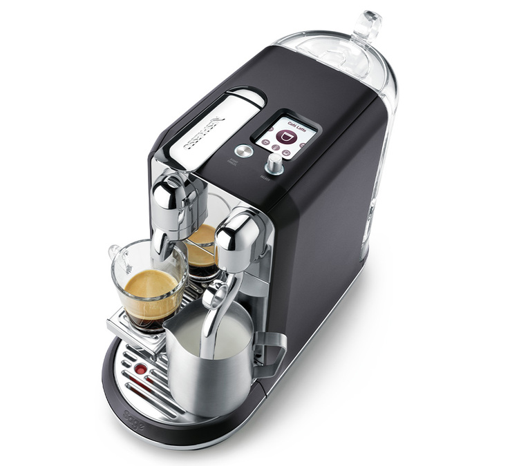 preparations avec la sage creatista plus noire nespresso x sage