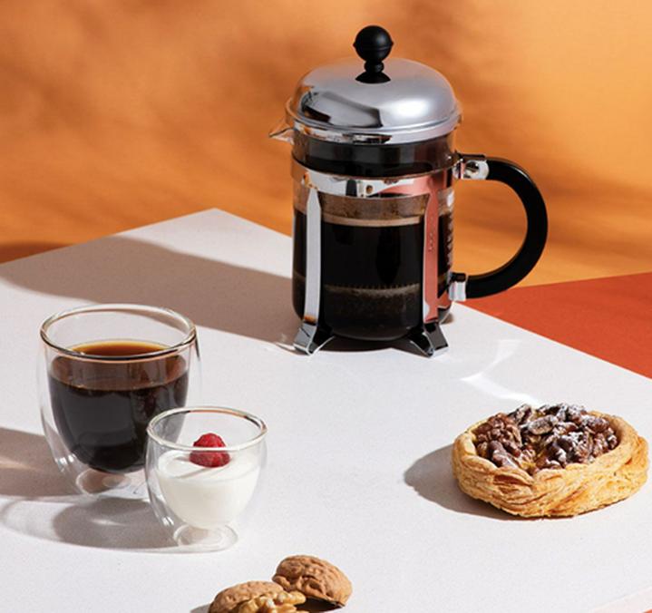 chambord cafetiere breakfast coffee