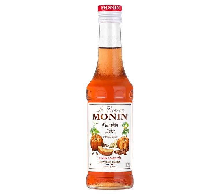 sirop pumpkin spice monin bouteille verre cl